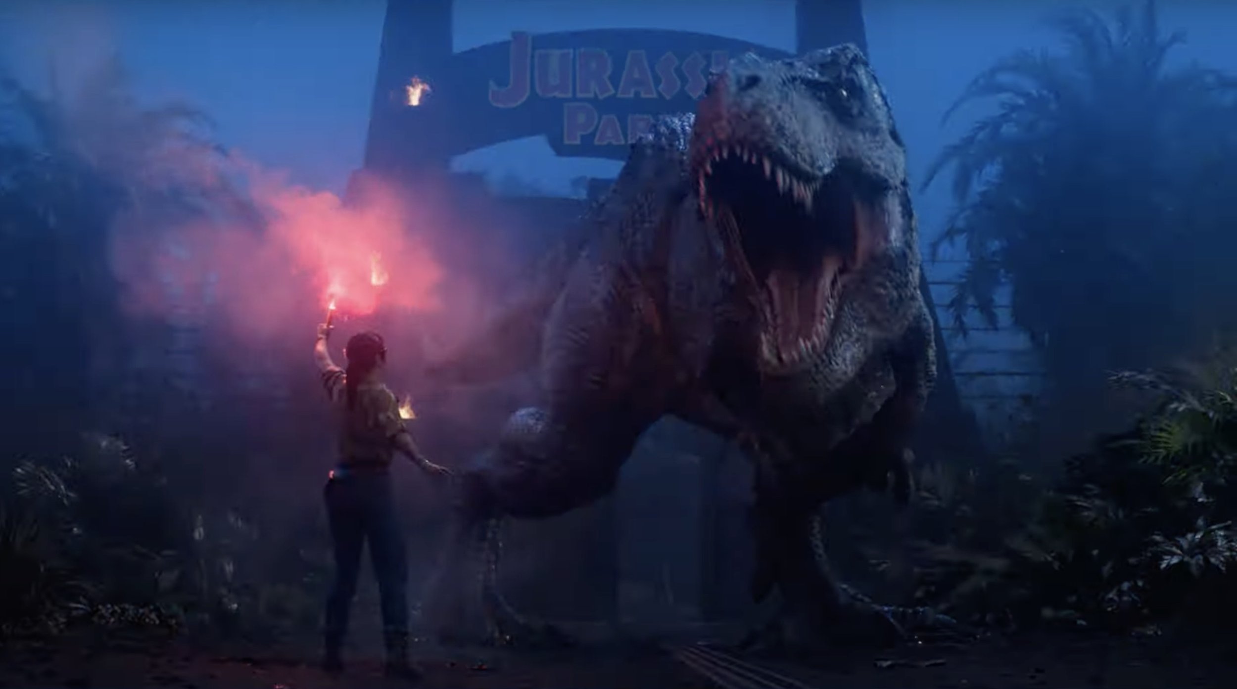 Trailer for JURASSIC PARK: SURVIVAL, set days after the events of the original 1993 film